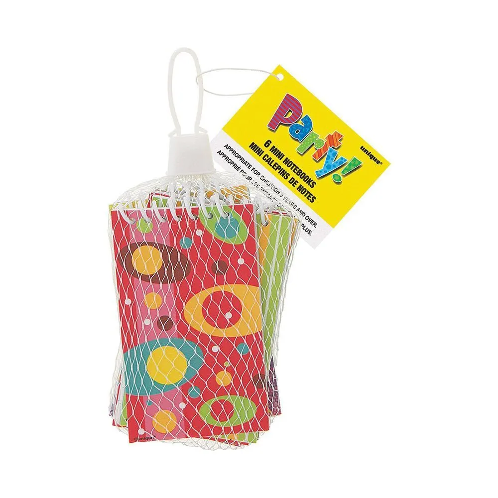Unique 6 Mini Spiral Notebooks-Net Ba 1 Unique 6 Mini Spiral Notebooks-Net Ba