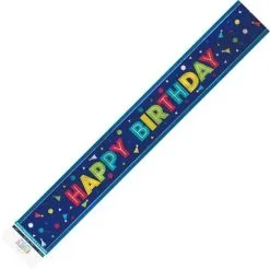 Unique Peppy Birthday Happy Birthday Foil Banner 3.6m