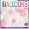 Unique Balloon Centerpiece Kit - Pink & White