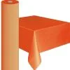 AMSCAN Plastic Table Roll Orange