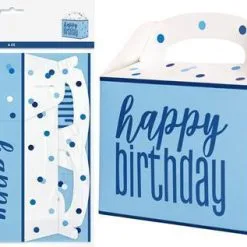 Unique Large Party Boxes 6 Pack