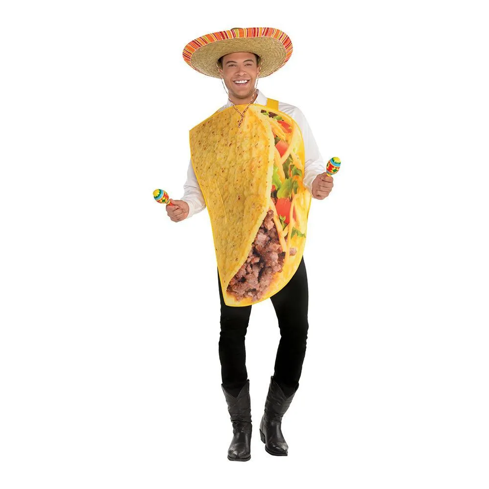 AMSCAN Costume Taco Adult Standard Size 1 AMSCAN Costume Taco Adult Standard Size