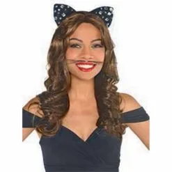 AMSCAN Black Animal Whiskers