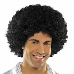 AMSCAN Wig Afro Black