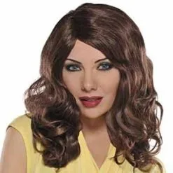 AMSCAN Wig Envy Brown