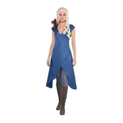 AMSCAN Costume Slate Blue Dress