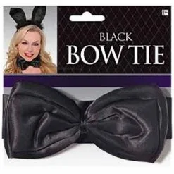 AMSCAN Black Deluxe Bowtie