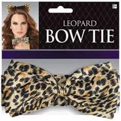 AMSCAN Leopard Deluxe BowTie