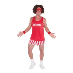 AMSCAN Costume Exercise Maniac Men's Standard Size