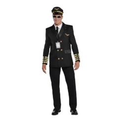 AMSCAN Costume Captain Wingman Pilot Men's Large