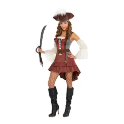 AMSCAN Costume Castaway Pirate Women's Size 16-18