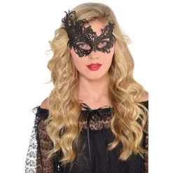 AMSCAN Black Lace Mask