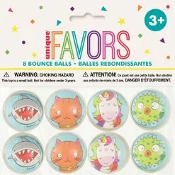 Unique 8 High Bounce Balls