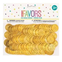 Unique Treasure Gold Coins 144pk