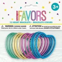 Unique 12 Shiny Heart Bracelets