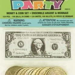 Unique 124 Pce Money & Coins Set