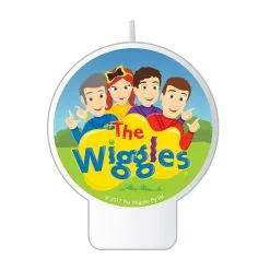 AMSCAN The Wiggles Group Candle (8cm X 7cm)