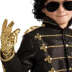 Rubies Michael Jackson Deluxe Black Military Jacket Child -Costumes Party Store 884231S P 2