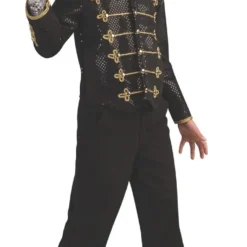 Rubies Michael Jackson Deluxe Black Military Jacket Child