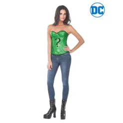 Rubies The Riddler Green Sequin Corset