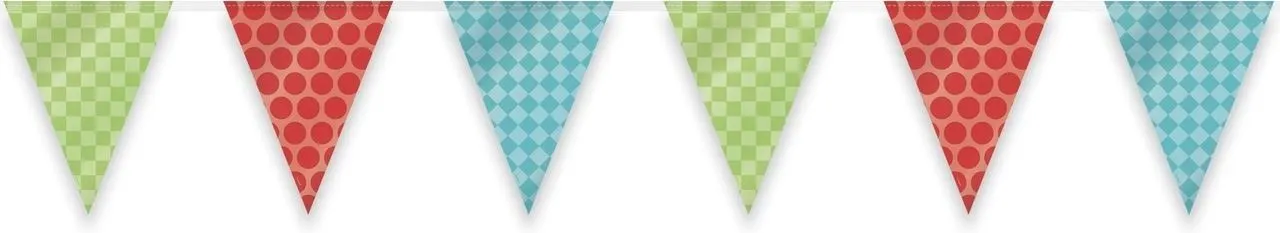 Unique Flag Banner Std - Check 12ft 1 Unique Flag Banner Std - Check 12ft