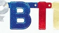 Unique Happy Birthday Jointed Banner - Deluxe