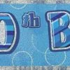 Unique Glitz Blue Foil Banner 30 12ft