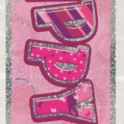 Unique Glitz Pink 3 Foil Banner 12ft