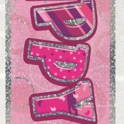 Unique Glitz Pink 9 Foil Banner 12ft