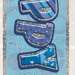 Unique Glitz Blue 2 Foil Banner 12ft