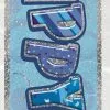 Unique Glitz Blue 4 Foil Banner 12ft