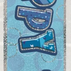 Unique Glitz Blue 14 Foil Banner 12ft