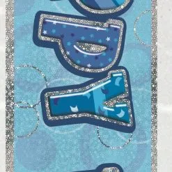 Unique Glitz Blue 15 Foil Banner 12ft