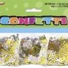 Unique Birthday Confetti 3 Pack Gold & Silver 34g