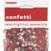 Unique Hearts Foil Confetti 14.17Gm (0.5Oz)