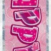Unique Glitz Pink Foil Banner 90 12ft