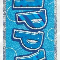 Unique Glitz Bl Foil Banner 100 12ft