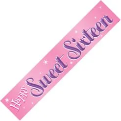 Unique Giant Banner - 16th Birthday