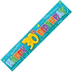 Unique Giant Banner - 30th Birthday
