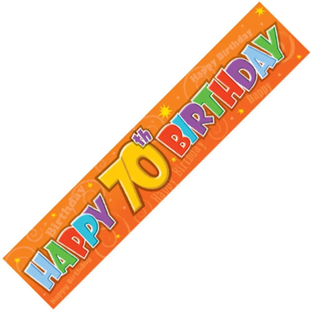 Unique Giant Banner - 70th Birthday 1 Unique Giant Banner - 70th Birthday
