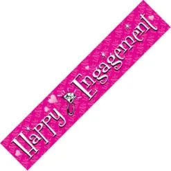 Unique Giant Banner -Happy Engagement