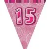Unique Glitz Pink Flag Banner - 15
