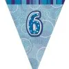 Unique Glitz Blue Flag Banner - 6