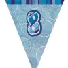 Unique Glitz Blue Flag Banner - 8