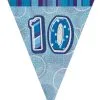Unique Glitz Blue Flag Banner - 10