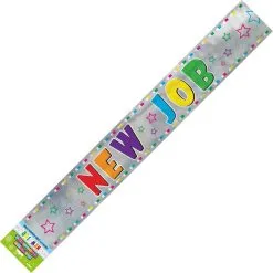 Unique New Job Foil Banner 12ft