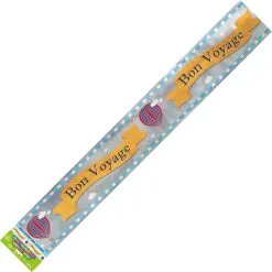 Unique Bon Voyage Foil Banner 12ft