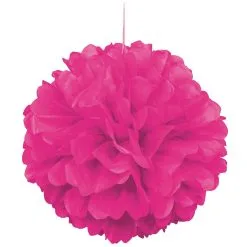 Unique Puff Decor 40cm - Neon Pink