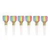 Unique Rainbow Stripe Blowouts 6 Pack