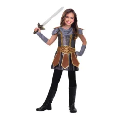 AMSCAN Costume Warrior Cutie Girls 9-10 Years